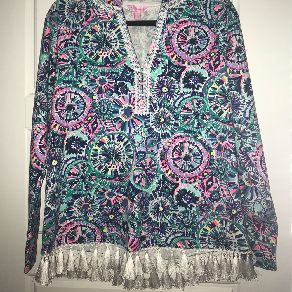 Lilly Pulitzer Harmon Hoodie In Glow & Flow, NWOT